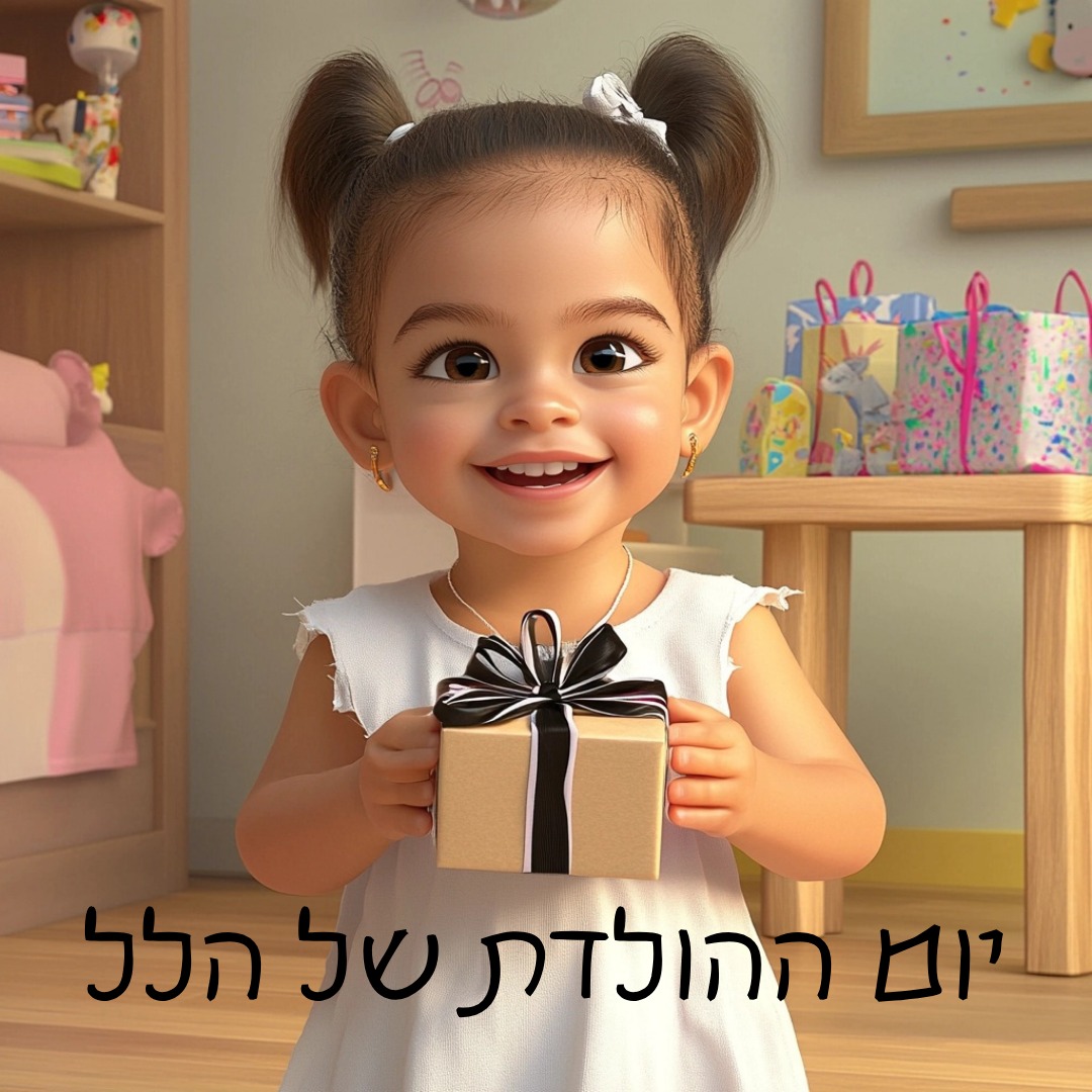ספר ילדים מותאם אישית בנושא יום הולדת